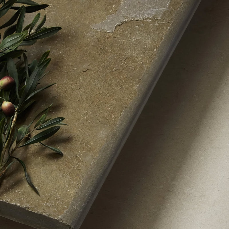 Trusloe Limestone Seasoned Bullnose Coping