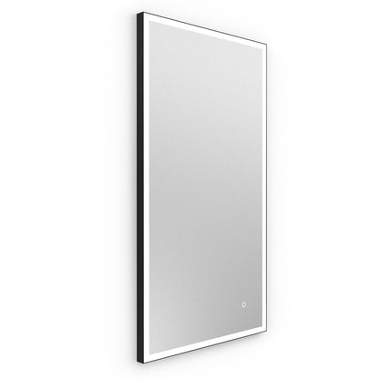 Tate Light Rectangular Mirror 40x80cm in Black - Origins Living, view 4