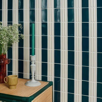 Fluted Brick Deep White