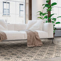 Beige and black patterned urban callizo porcelain tile with a textured finish ideal for stylish flooring use
