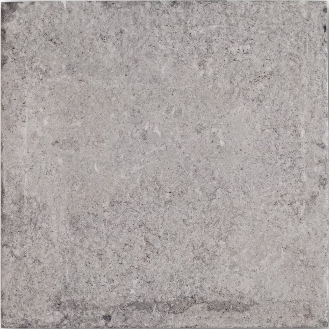 Urban grey plain porcelain tile with gray stone texture and subtle mottled surface variations