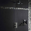 Urban Slate 40 x 40 Grey Green in a bathroom setting