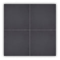 Dark gray minimalist abstract painting urban slate 60 x 60 composed of four equal square panels in a grid