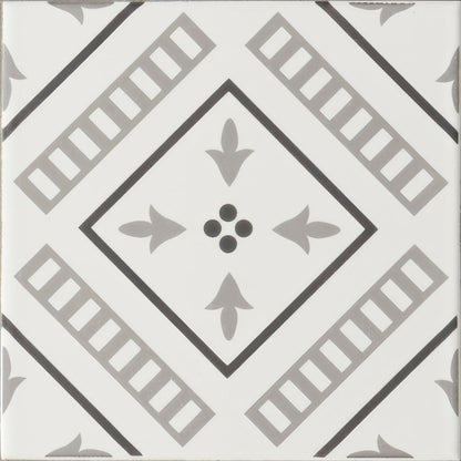 Vannerie Grey on Brilliant White