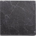 Dark gray Venetian Black 40 x 40cm marble tile with subtle white veining for elegant flooring and walls