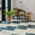 Versailles Marble Creme Honed cream marble-effect tile