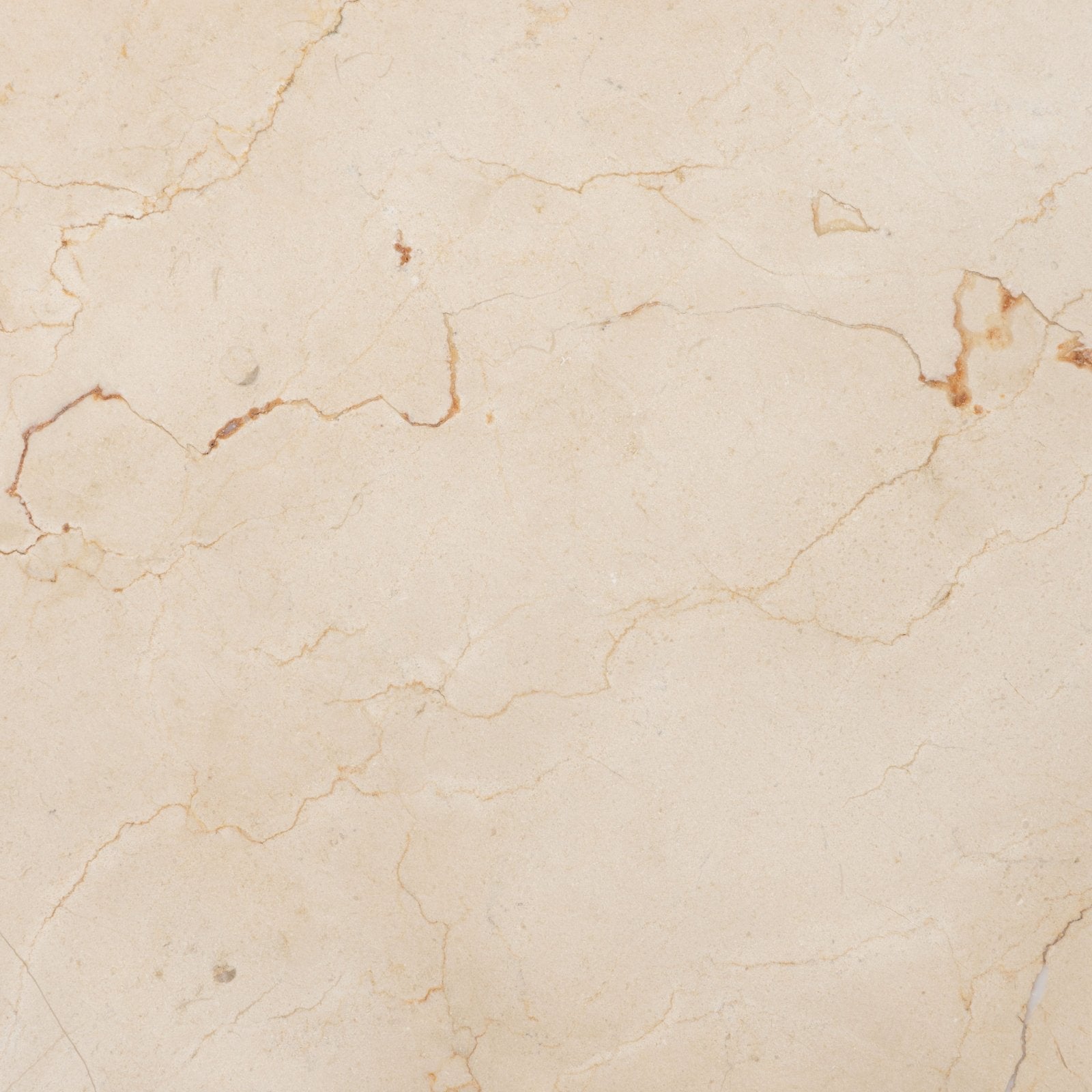 Versailles marble creme honed slab with cream color and subtle golden-brown veining for elegant surfaces