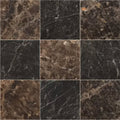 Versailles marble marron honed dark brown and black marble tiles with white beige and gold intricate veining