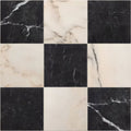 Versailles marble noir honed black and white marble tiles with natural veining patterns for elegant flooring and wall use