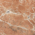 Warm terracotta versailles marble rouge honed with elegant white and gray veining for luxurious surfaces