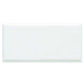 Viano White Honed Bevelled Marble 200 x 100mm