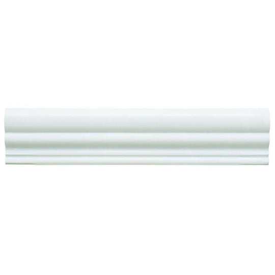 Viano White Honed Chair Rail
