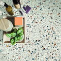 Viceversa Veneziano VV20 Brushed 80 x 80cm shown as flooring