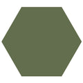 Victorian floor tile classic hexagon olive green ceramic tile measuring 127mm for vintage style flooring