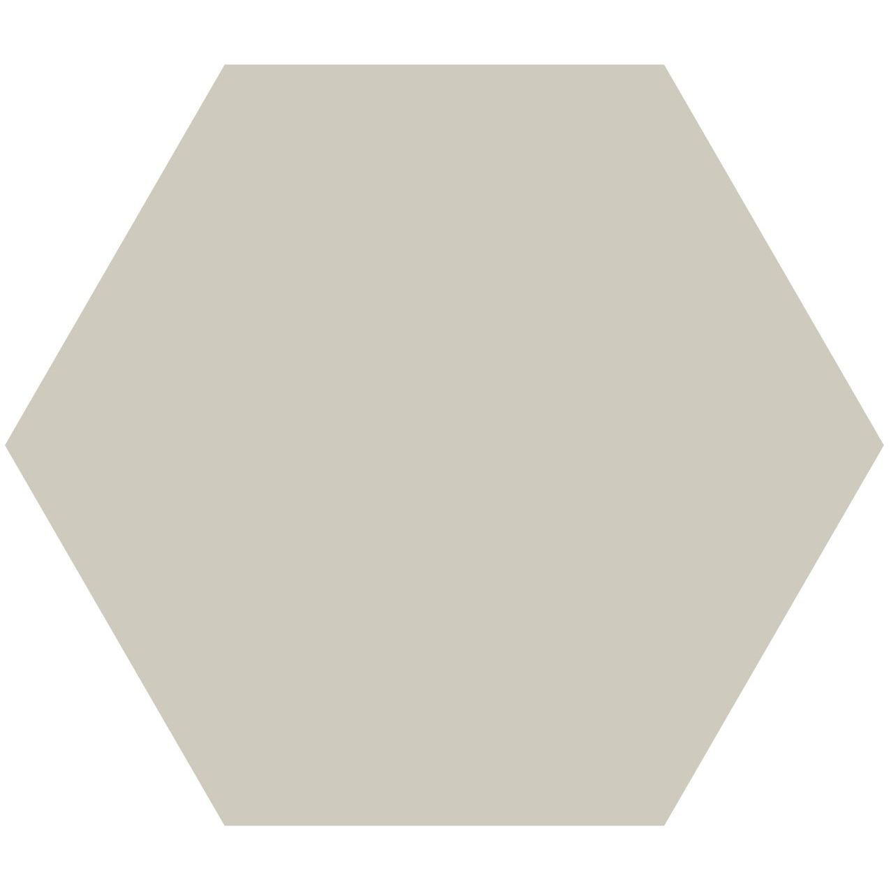 Beige hexagonal victorian floor tile classic hexagon colours 127mm with smooth matte finish
