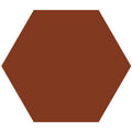 Victorian floor tile classic hexagon 127mm solid brown ceramic hexagonal wall and floor tile