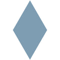 A solid light blue Victorian floor tile diamond colour measuring 182 x 105mm for decorative flooring