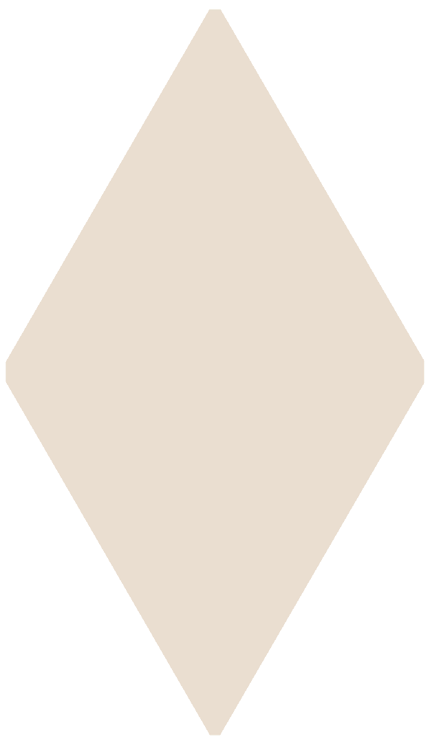 Victorian Floor Tile Diamond Colours 182 x 105mm