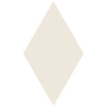 Victorian floor tile diamond colours 182 x 105mm solid off-white with smooth edges and uniform matte finish