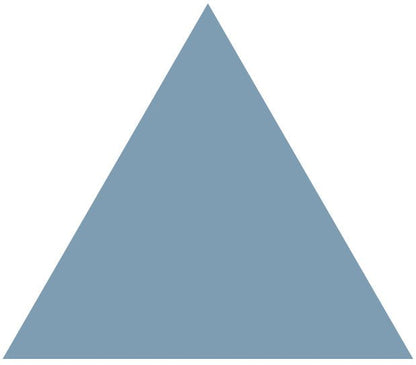 Victorian Floor Tile Equilateral Triangle Colours 104 x 89mm