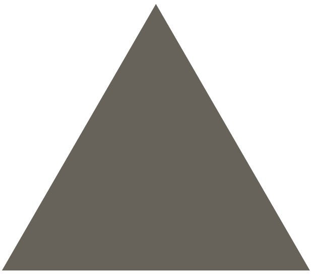 Victorian Floor Tile Equilateral Triangle Colours 104 x 89mm