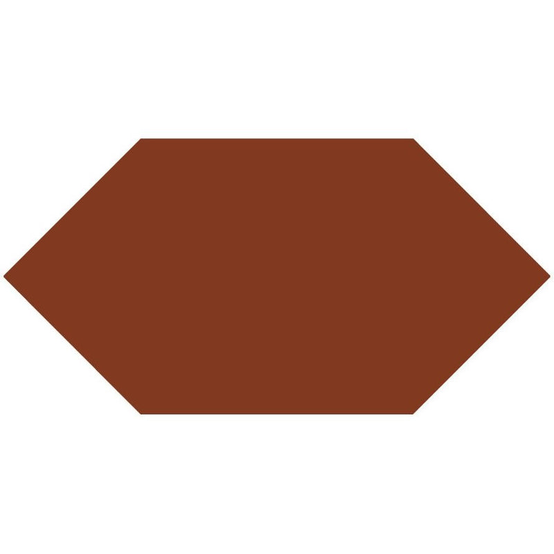 Victorian Floor Tile Hexagon Colours 151 x 75mm