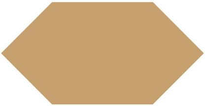 Victorian Floor Tile Hexagon Colours 151 x 75mm