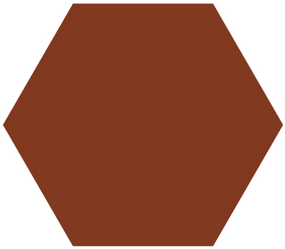 Victorian Floor Tile Large Hexagon Colours 185mm