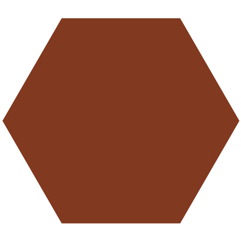 Victorian Floor Tile Large Hexagon Colours 185mm