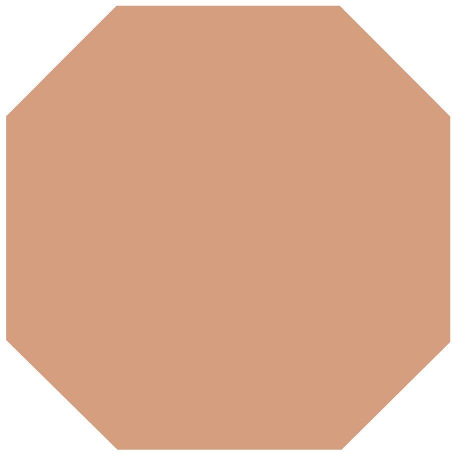 A solid matte-finished beige Victorian floor tile octagon colour 151 x 151mm for stylish flooring use