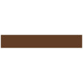A solid brown rectangular Victorian floor tile in the colour 151 measuring 151 x 24mm