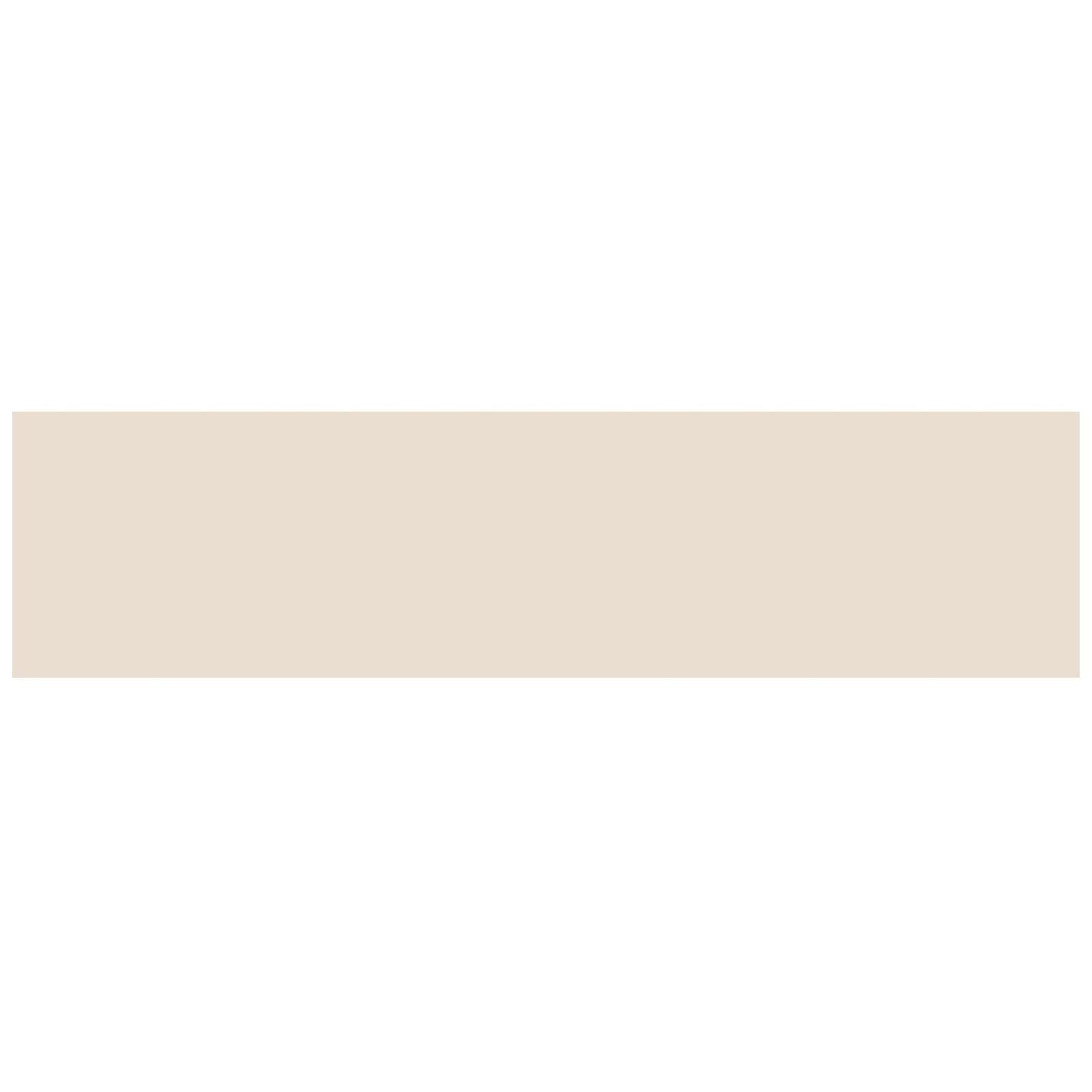 Beige rectangular victorian floor tile panel measuring 305 x 75mm suitable for flooring and decorative use