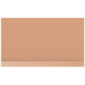 Victorian floor tile skirting in a sleek solid copper color with a smooth polished metallic finish measuring 148 x 98mm