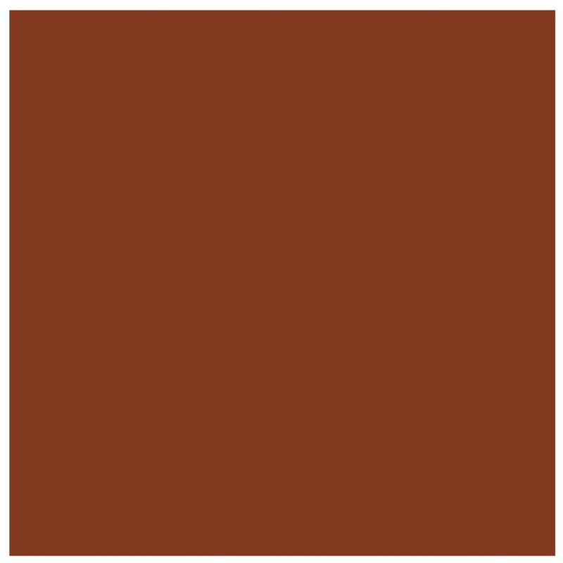 Victorian floor tile solid rust colored square surface 37 x 37mm ideal for decorative flooring uses