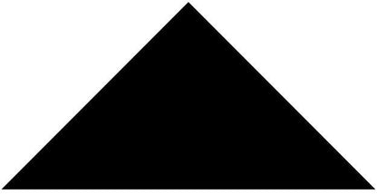 Victorian Floor Tile Triangle Colours 104 x 73 x 73mm