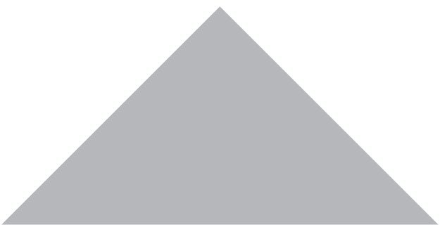 Victorian Floor Tile Triangle Colours 104 x 73 x 73mm