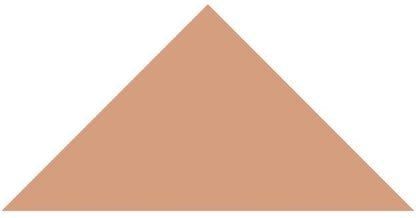 Victorian Floor Tile Triangle Colours 104 x 73 x 73mm