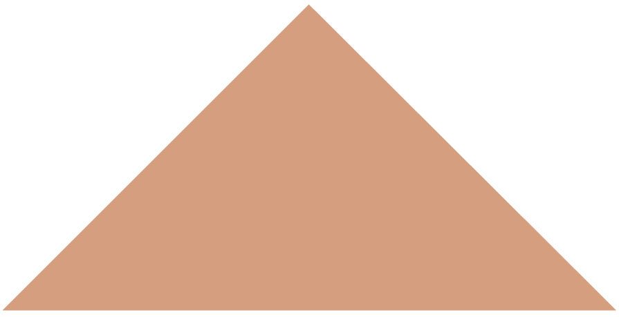 Victorian Floor Tile Triangle Colours 149 x 106 x 106mm