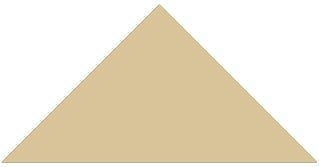 Victorian Floor Tile Triangle Colours 50 x 36 x 36mm