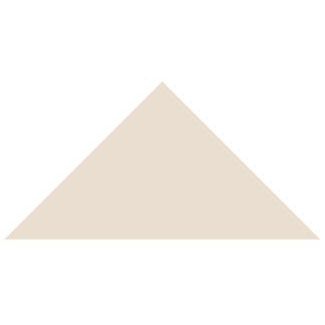 Beige triangular victorian floor tile in triangle colours collection measuring 50 x 36 x 36mm