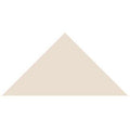 Beige triangular victorian floor tile in triangle colours collection measuring 50 x 36 x 36mm