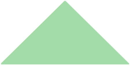 Victorian Floor Tile Triangle Colours 73 x 52 x 52mm