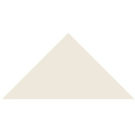 Beige triangular victorian floor tile 73 x 52 x 52mm ideal for decorative flooring designs