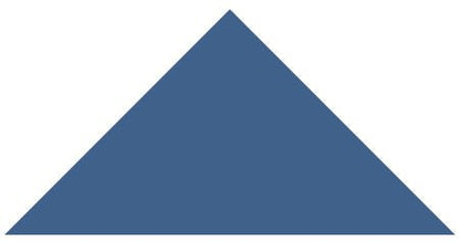 Victorian Floor Tile Triangle Colours 73 x 52 x 52mm