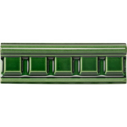 Victorian Green Dentil Moulding