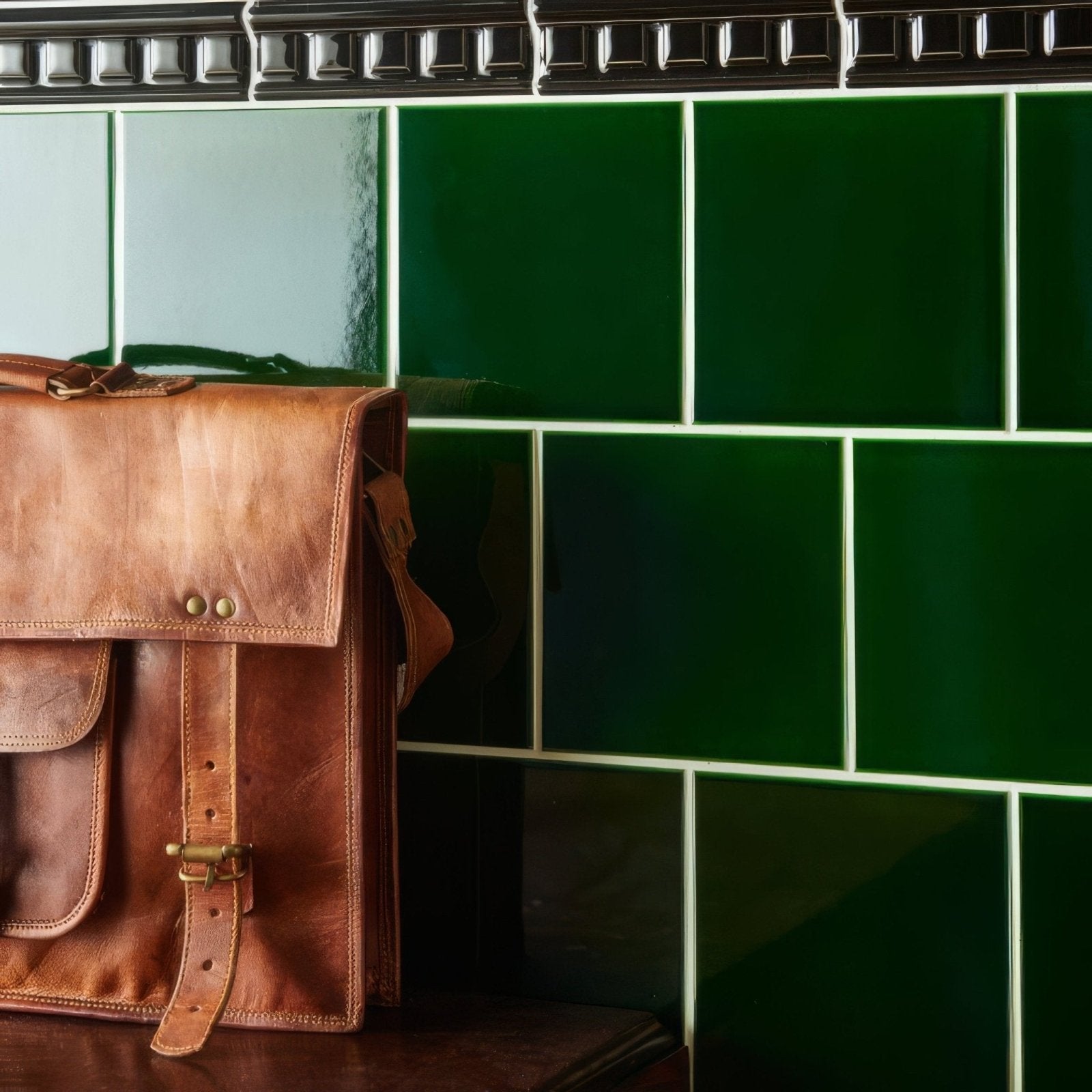 Victorian Green Field Tile