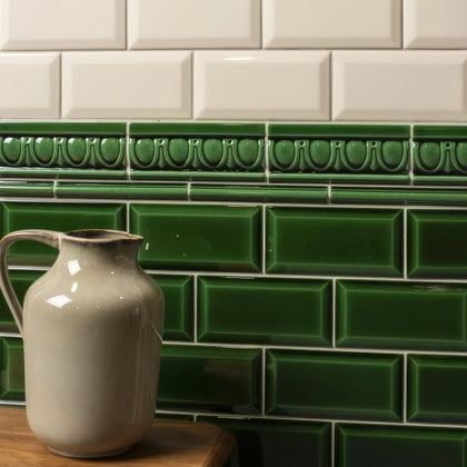 Victorian Green Metro Bevelled
