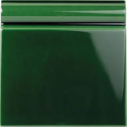 Victorian Green Skirting Tile
