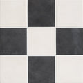Victorian style porcelain chess mono b black and white checkered ceramic floor tiles with matte finish