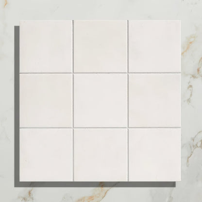 Victorian Style Porcelain Cotton White Field